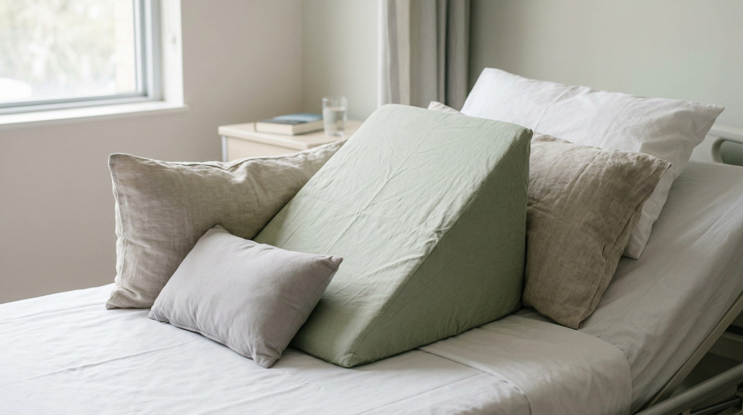 Wedge pillow support setup for tummy tuck recovery sleep position — how to sleep after a tummy tuck